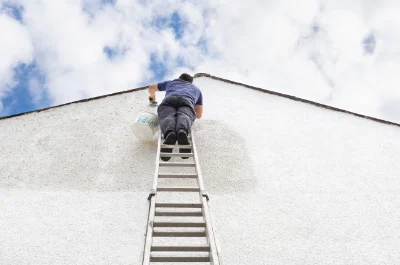 Peinture extérieure à la Croix-en-Touraine — façades et ravalement